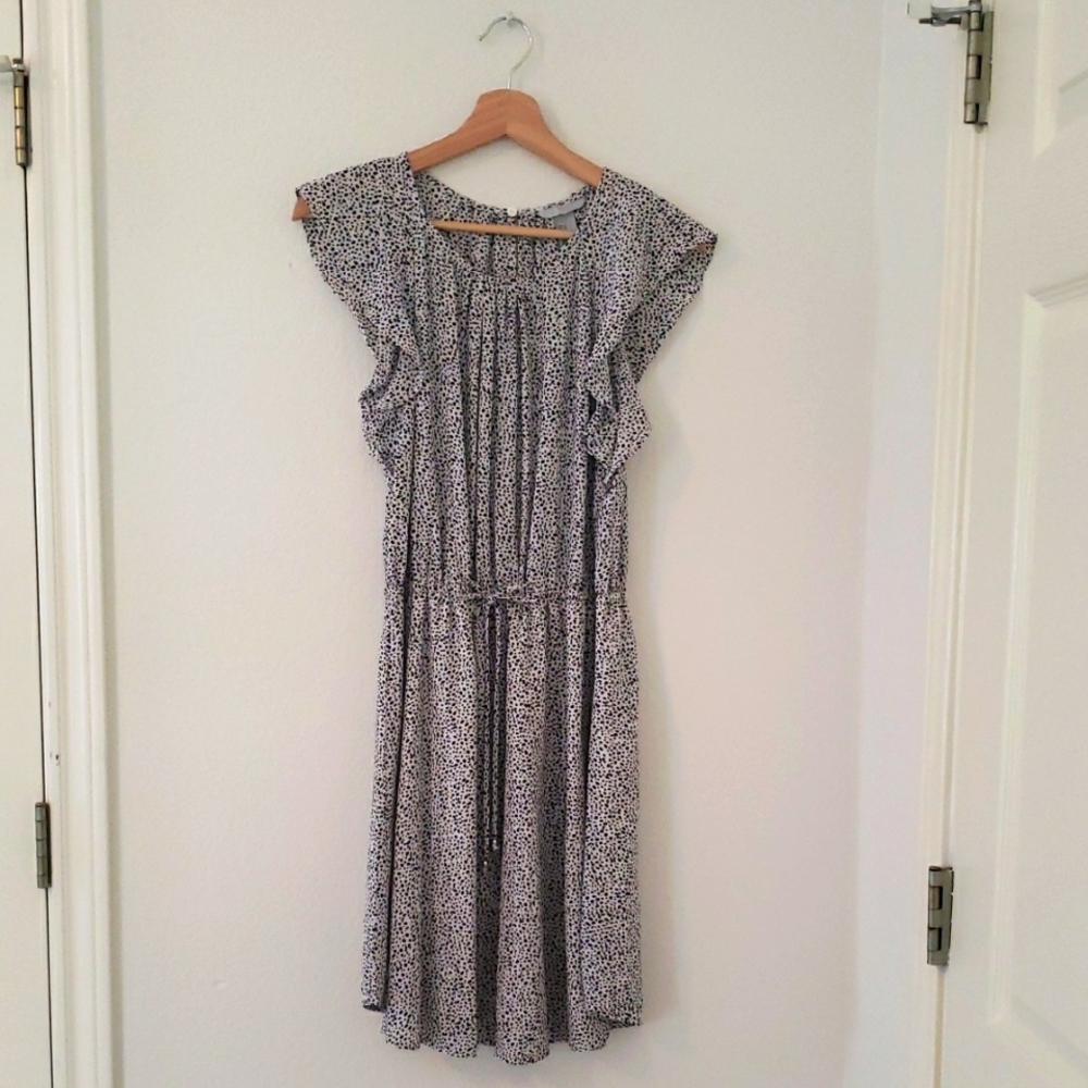 Women's H&M Black and White Floral Dress